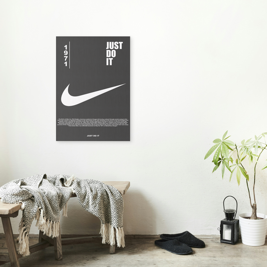 Black Nike Poster