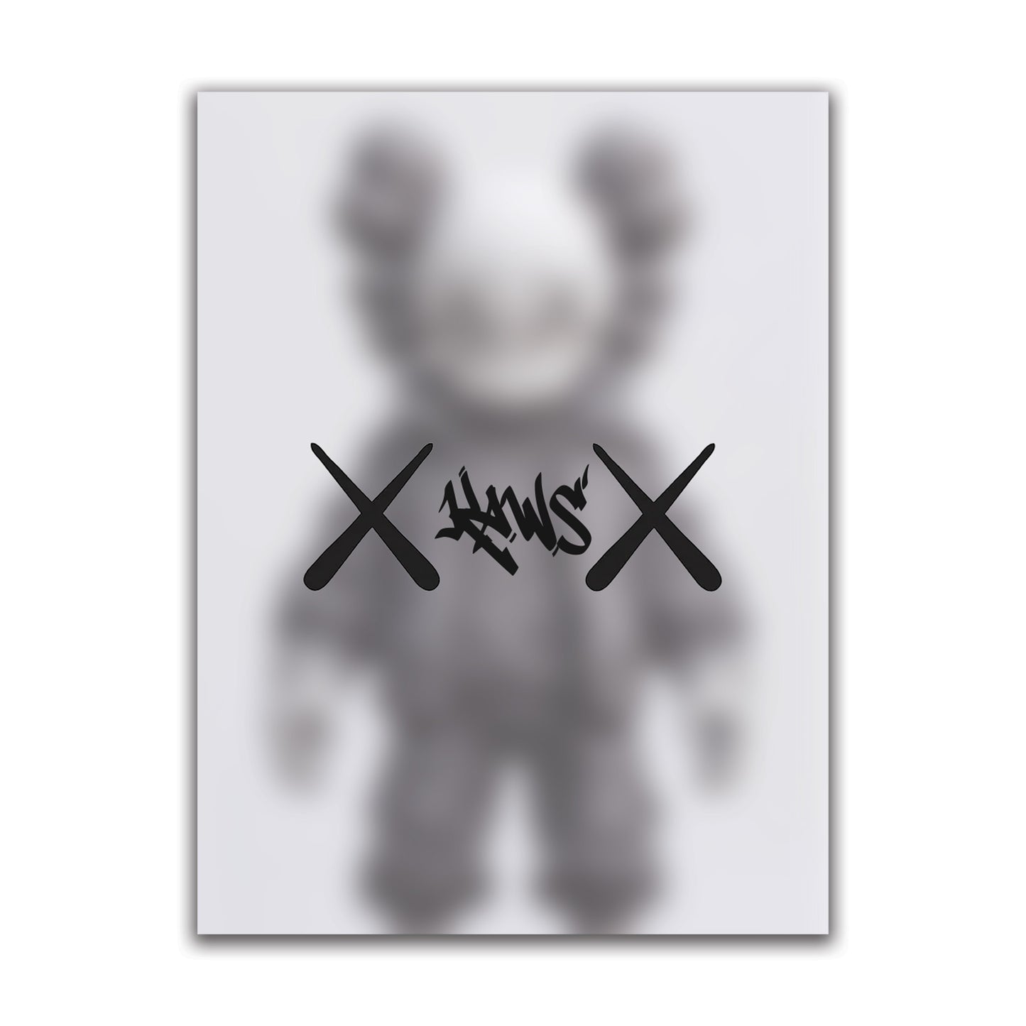 Kaws White Poster
