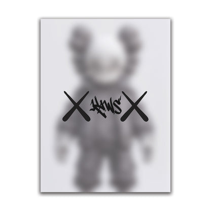 Kaws White Poster