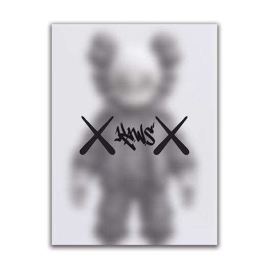 Kaws White Poster