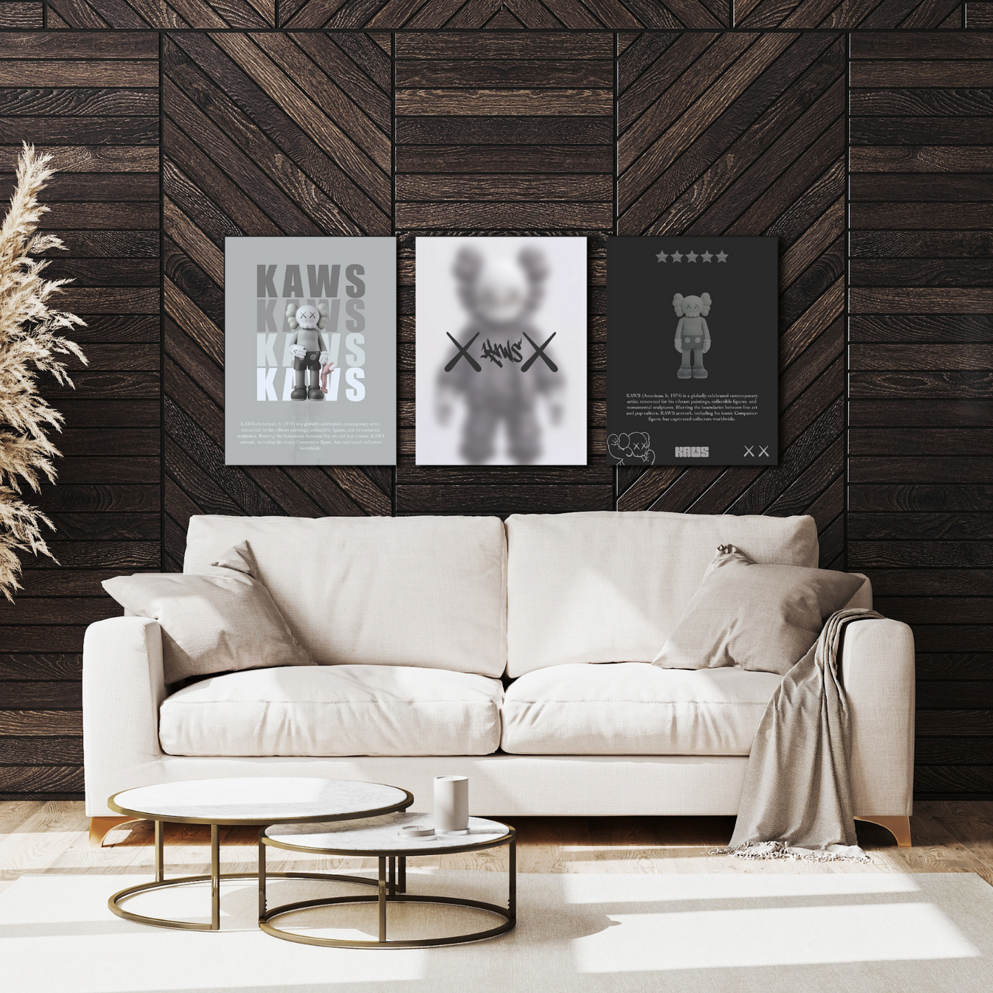 Kaws Three-Plate Package