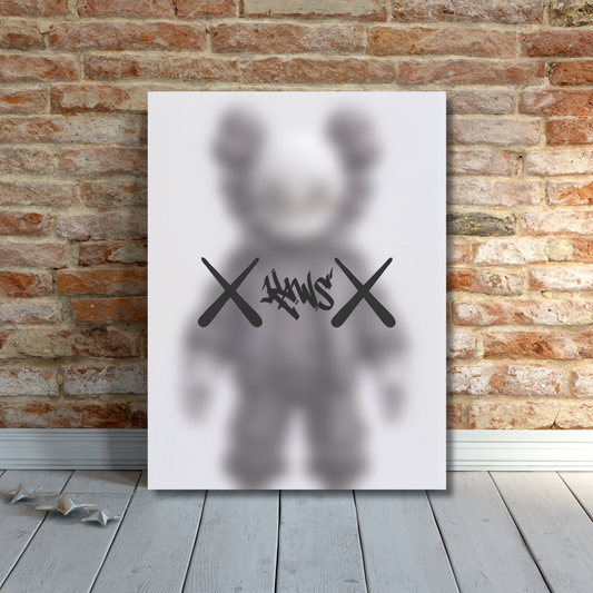Kaws White Poster