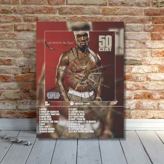 50CENT Get Rich Or Die Tryin Poster
