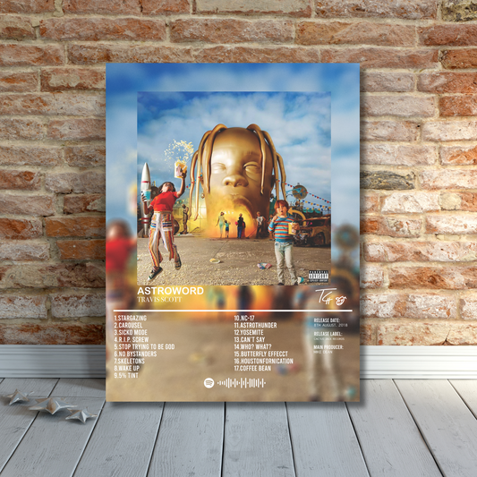 Travis Scott Astroworld Poster
