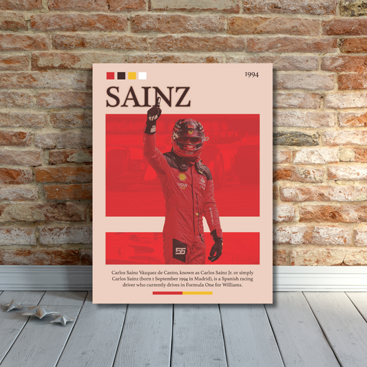 Carlos Sainz Poster