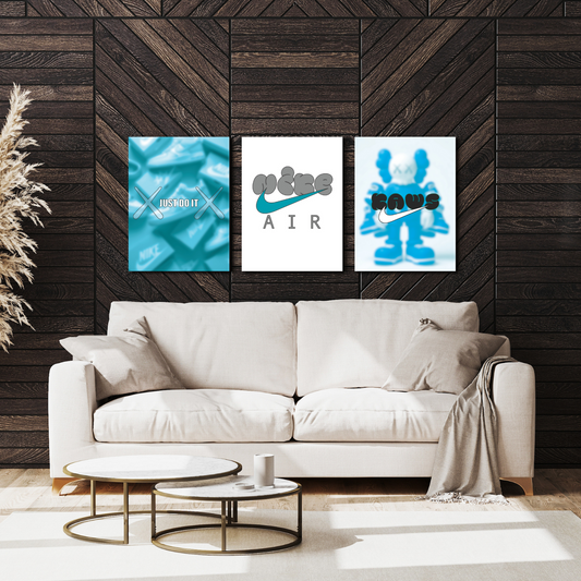Kaws x Nike Three-Package Poster