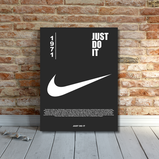 Black Nike Poster