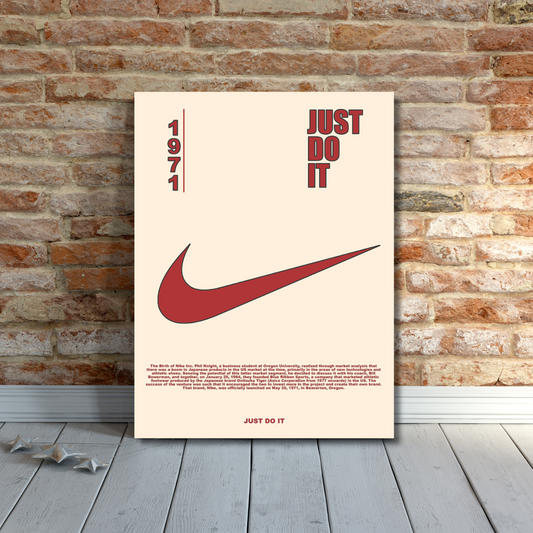 Red Nike Poster