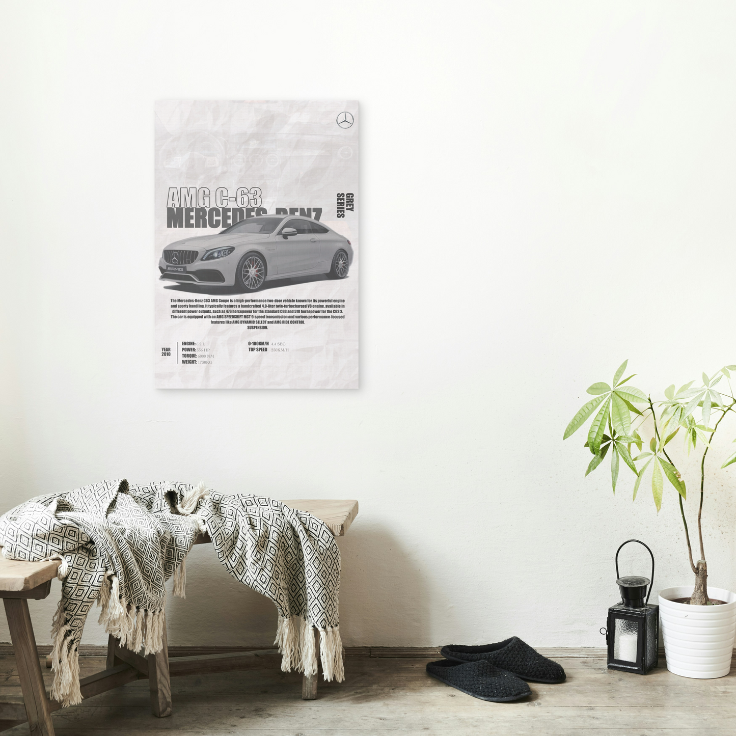 Mercedes C-63 Poster