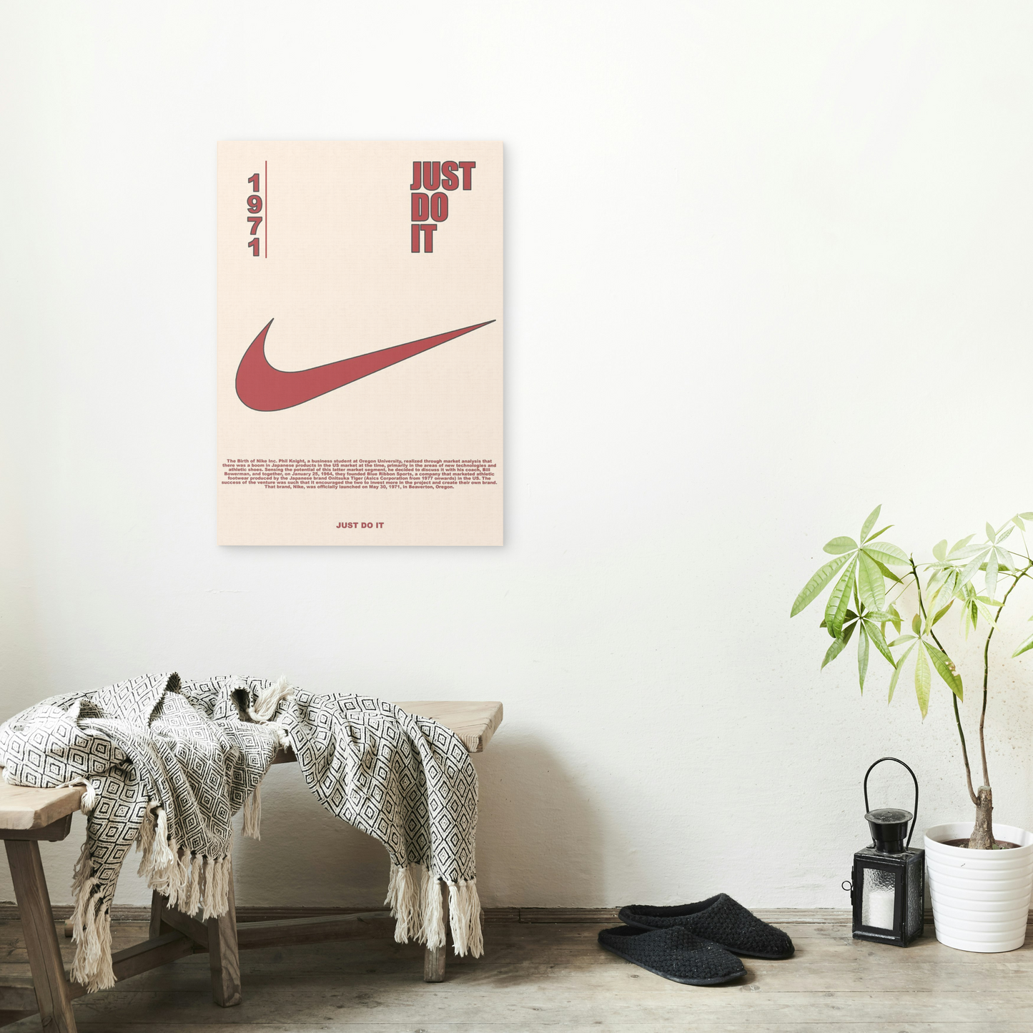 Red Nike Poster