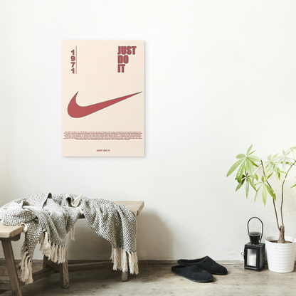 Red Nike Poster