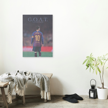Leo Messi G.O.A.T. Poster