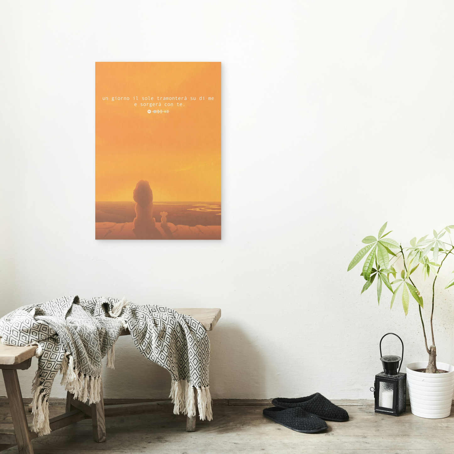 The Lion King Poster Italian Version.
